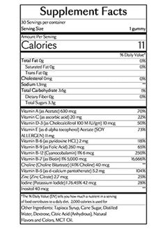 VEGAMOUR VEGAMOUR GRO Biotin Gummies, Strawberry Flavor with 5000 mcg Biotin, Supports Healthy Hair Vegan Gummies with Vitamins A, B, C, E, B-12 & More, 30 Ct  - Image 3