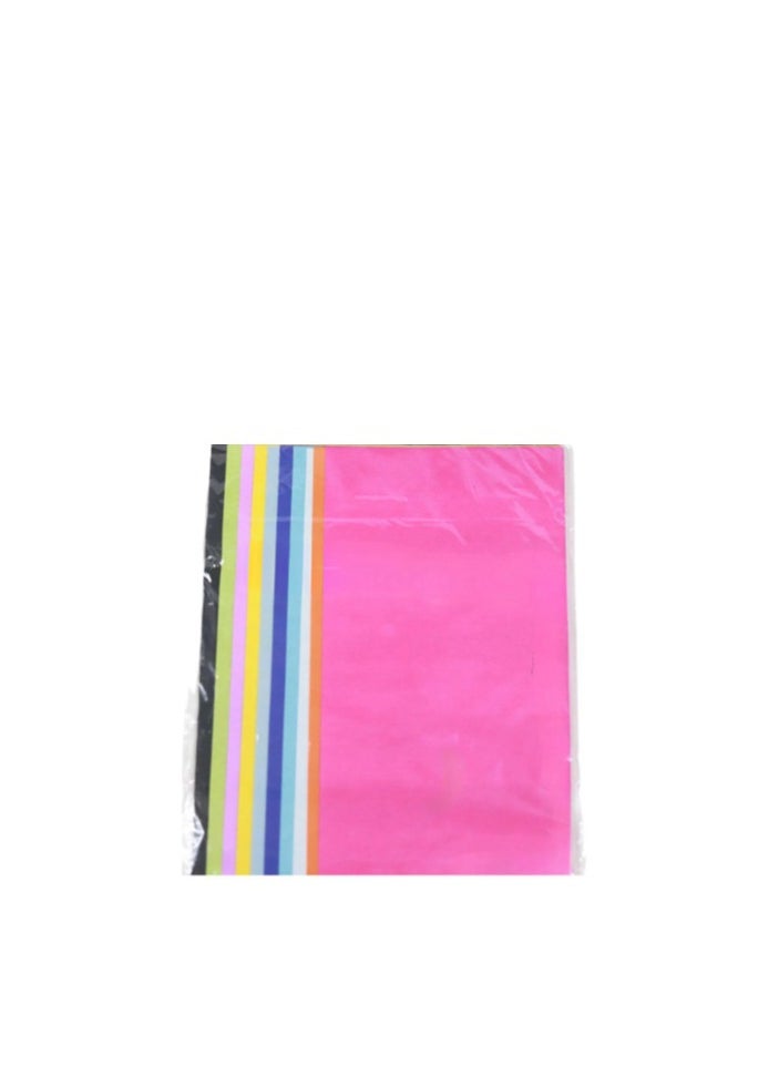 FLAMINGO Gift Wrapping Tissue Paper, 10 Sheets Tissue Paper Breathable Flower Wrapping Lining Paper Square Solid Color Bouquet Paper Art Tissue for Packaging Craft Project Flower Making, 50cmx75cm 10different colour  - Image 5