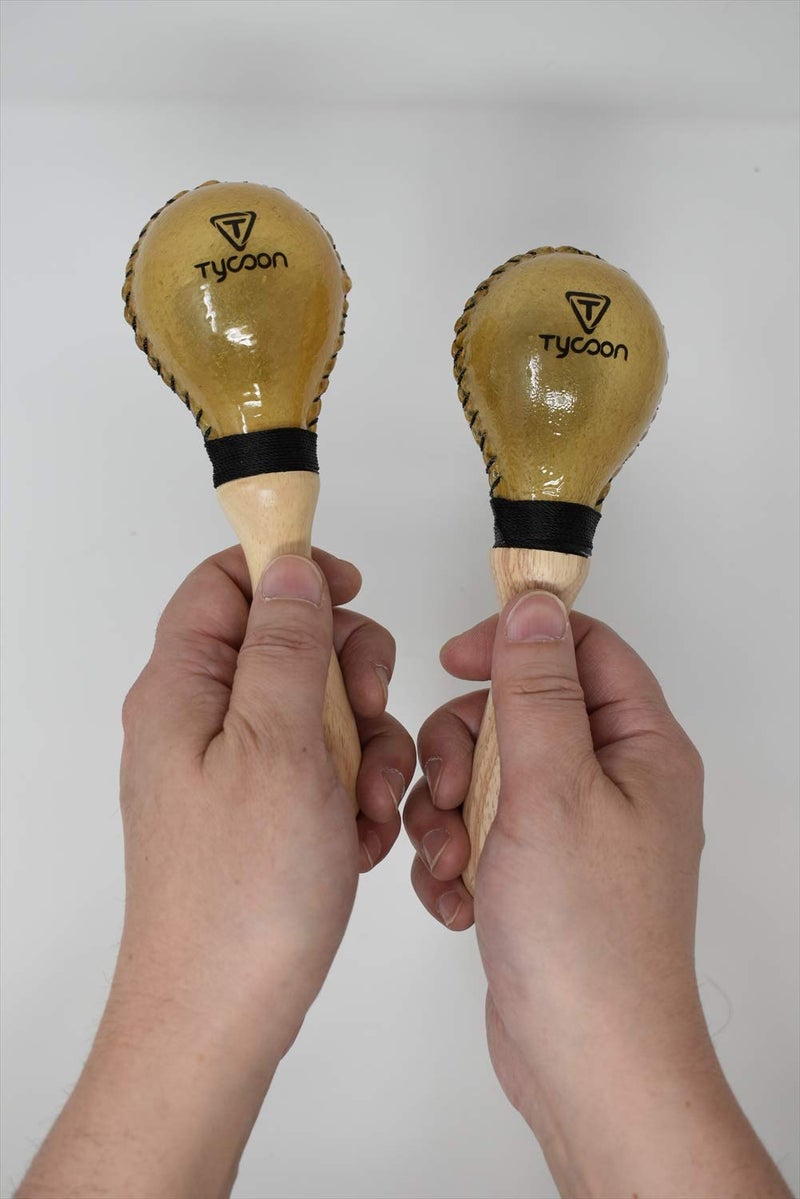 Tycoon Percussion Medium Rawhide Maracas - Image 2