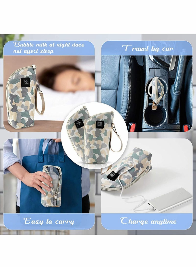 Y&D Baby Bottle Warmer Insulation Cover, Portable Breast Milk Warmer, Keep Temperature USB Powered for Indoor, Outdoor, Traveling, Driving - Image 5