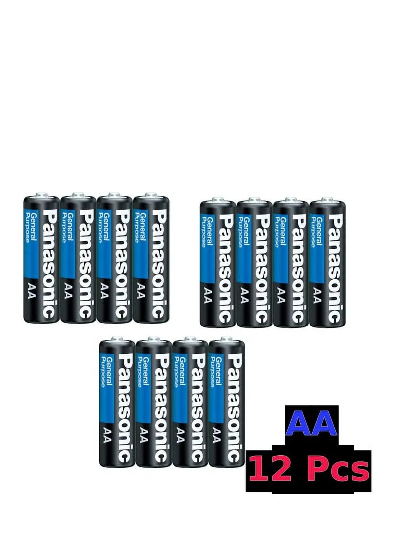 Panasonic 12 Pcs General Purpose AA Battery