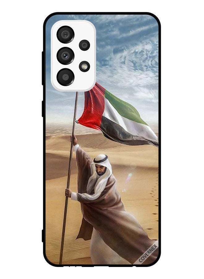 Covernex Protective Case Cover For Samsung Galaxy A33 5G Zayed Planted Uae Flag - Image 1