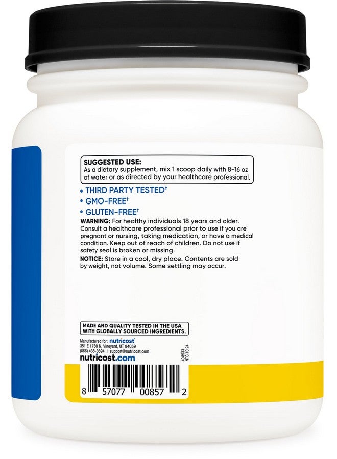 Nutricost BCAA Powder (Pineapple, 90 Servings) - Optimal 2:1:1 Ratio - Image 4