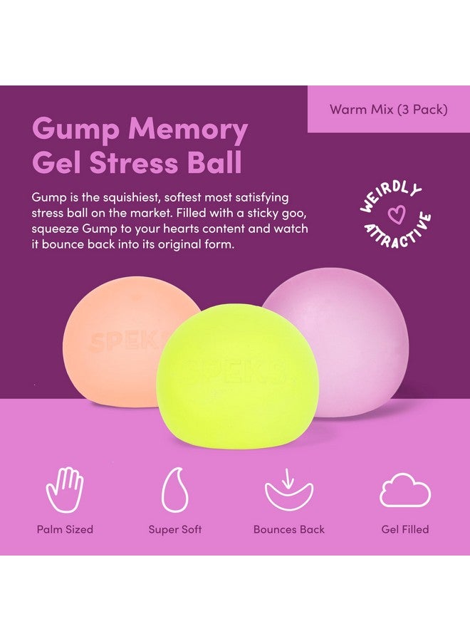 Speks Speks Gump Stress Balls | Ultra Soft Squishy Fidget Toy for Adults & Teens| Stress Relief & Desk Toy, Easter Basket Stuffer | Warm - Image 2