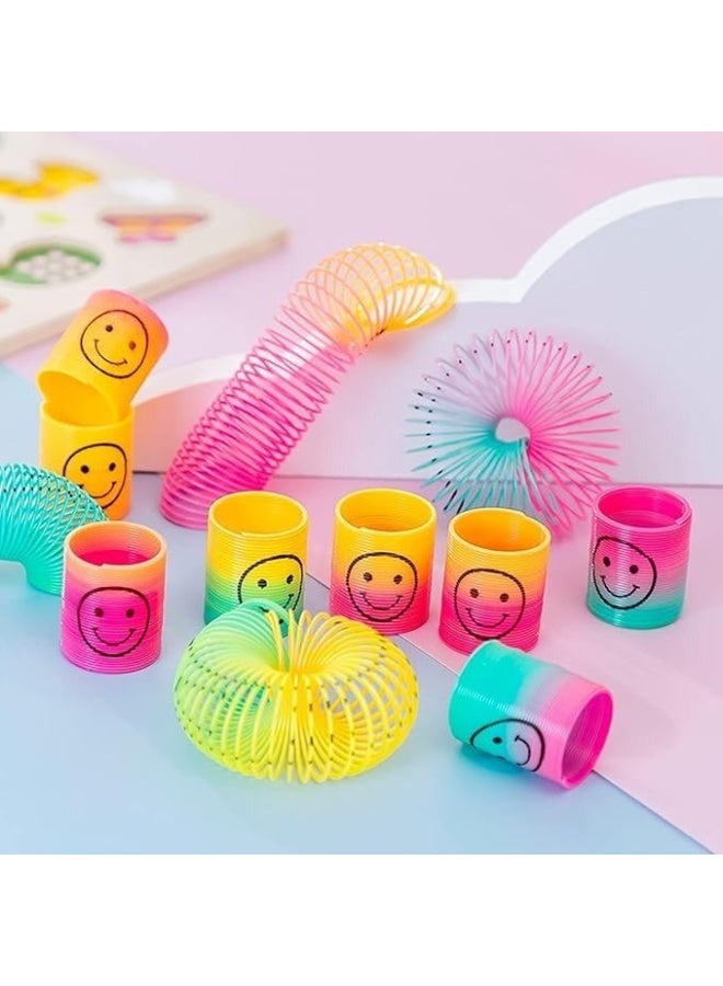 هدايا حفلات مبتسمة لحفلات أعياد الميلاد للأطفال - 24 قطعة من ألعاب هدايا عيد الميلاد الربيعية للبنات والأولاد، هدايا إرجاع لحفلات أعياد الميلاد للأطفال، هدايا عيد الميلاد للأطفال، حقيبة هدايا بيناتا صغيرة بكميات كبيرة - Image 4