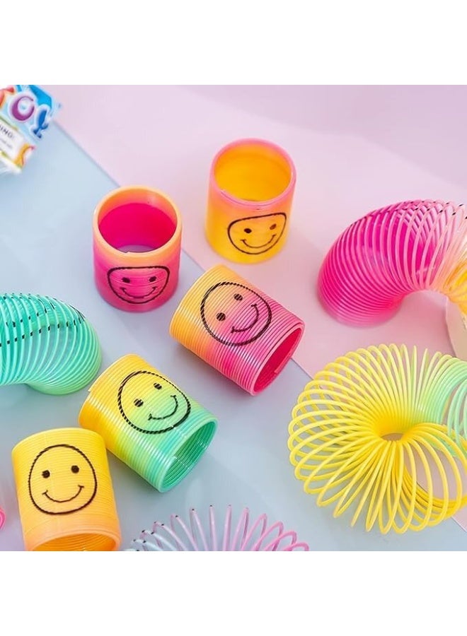 هدايا حفلات مبتسمة لحفلات أعياد الميلاد للأطفال - 24 قطعة من ألعاب هدايا عيد الميلاد الربيعية للبنات والأولاد، هدايا إرجاع لحفلات أعياد الميلاد للأطفال، هدايا عيد الميلاد للأطفال، حقيبة هدايا بيناتا صغيرة بكميات كبيرة - Image 3