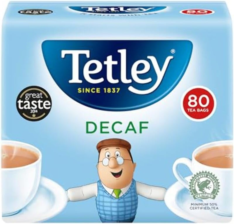 Tetley أكياس شاي تيتلي منزوعة الكافيين - 80 كيس - Image 1