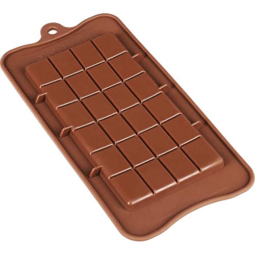 Stewit® Silicone Bar Chocolate Mould Break Apart Choc Block Mould, Chocolate Color (Pack of 1) - Image 3