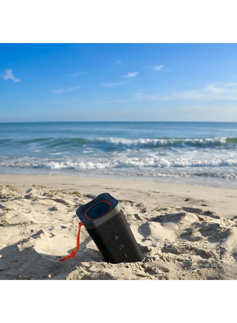 Skullcandy Terrain XL Wireless Bluetooth Speaker - IPX7 Waterproof Portable Speaker, 18 Hour Battery, Nylon Wrist Wrap, True Wireless Stereo White - Image 4