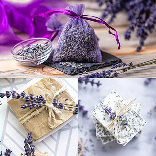 Cedar Space Dried Lavender Flowers for Home Fragrance Sachets Grade Dried Lavender Flowers for Tea, Baking, Lemonade, Baths, Wedding Decoration, Fresh Fragrance - Image 5