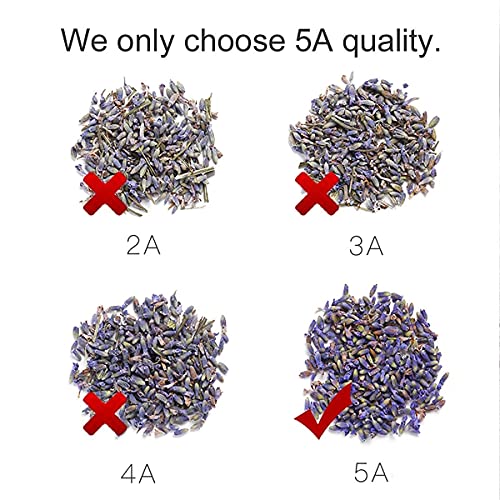 Cedar Space Dried Lavender Flowers for Home Fragrance Sachets Grade Dried Lavender Flowers for Tea, Baking, Lemonade, Baths, Wedding Decoration, Fresh Fragrance - Image 3