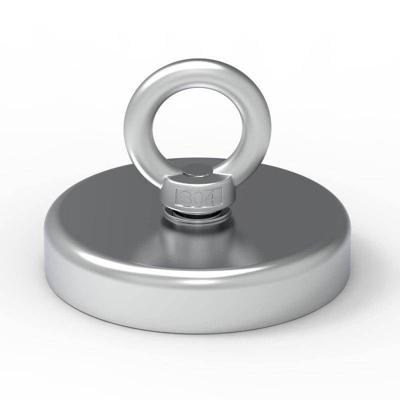MHDMAG Super Fishing Kit, High Power Neodymium Rare Earth Magnets for Retrieving in River, Diameter 3.54in - Image 1