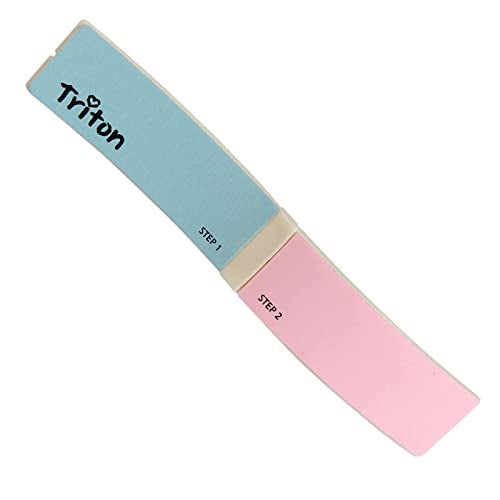 TRITON Professional 4 in 1 Double Sided Nail Filer/Emery Board/Soft Buffer/Polisher, Reusable File Manicure Pedicure Tool for Home and Salon Use - Image 1