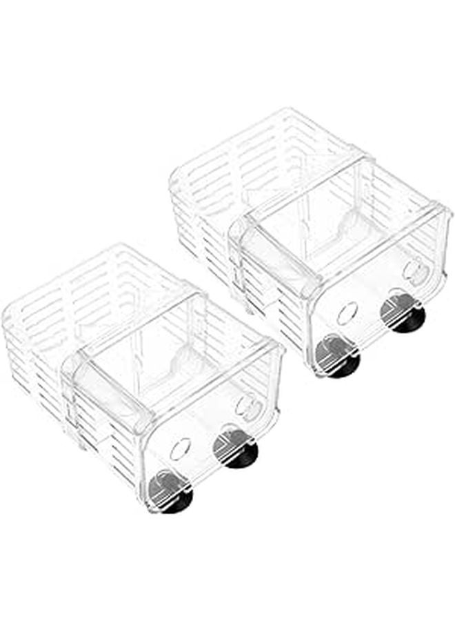 Large Aquarium Breeding Box with Suction Cups for Separating Aggressive or Injured Fish - Image 1