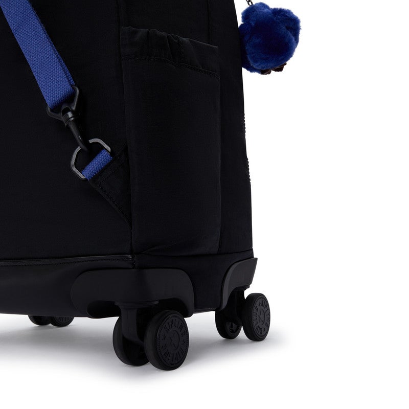 kipling New Zea Kids' 4-Wheeled School Trolley Backpack with 15 inch Laptop Compartment, 2.35kg, 26L - True Block - Image 4