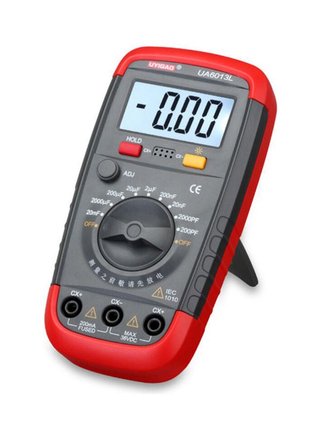 Digital Capacitor Tester Black/Red/Blue - Image 1