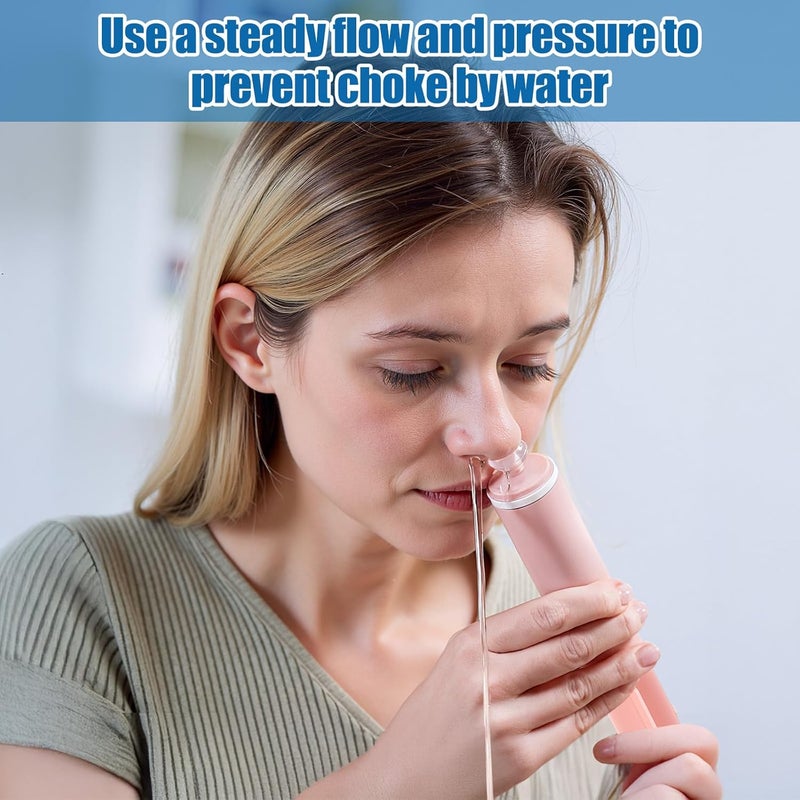 Elfzone Nasal Aspirator for Baby and Adult  2Pcs  Nose Syringe Cleaner Nose Wash Cleaner Nasal Cleaning for All Age Portable Manual Nasal Aspiratior with Personal Case Easy to Use Blue Medium - Image 5