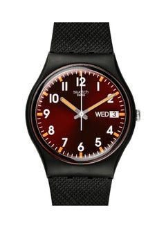 Swatch Unisex Watch Bio-sourced material Quartz SIR RED  - Image 1