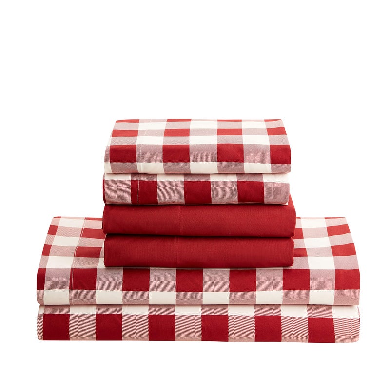 Clara Clark Bed Sheet Set with Extra Set Pillowcases, Premier 1800 Collection, Wrinkle, Fade & Stain Resistant, - Image 3