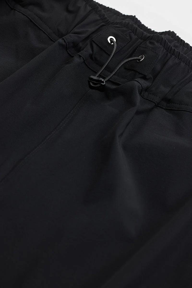 SNITCH بنطلون كارجو أسود بقصة مريحة