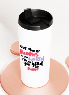 LIT White Tumbler Funny Best Mom Quote Straight Tumbler Gift for Mom Funny Mom Quote  - Image 3