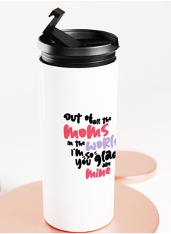 LIT White Tumbler Funny Best Mom Quote Straight Tumbler Gift for Mom Funny Mom Quote  - Image 4