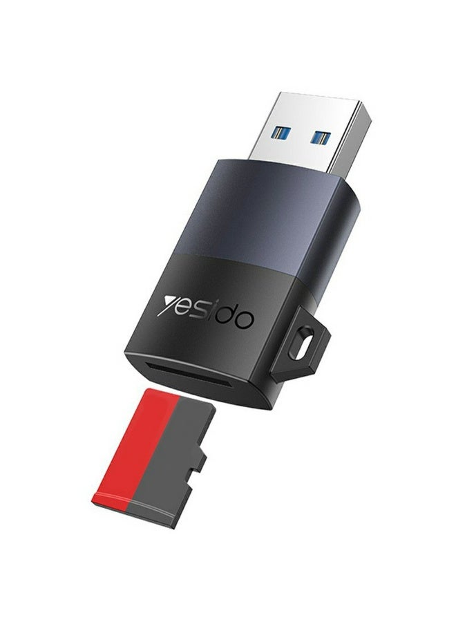 YESIDO GS36 USB 3.0 TF Card Reader High Speed 5Gbps Data Transfer Aluminum Alloy Memory Card Reader - Image 1