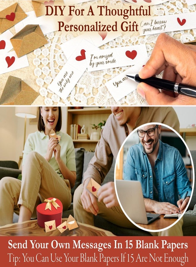 STOFINITY 60 Mini Love Notes For Him Her - Cute Couple Gifts For Boyfriend Birthday Gift Ideas, Christmas Gifts For Girlfriend Long Distance, Lunch Notes For Husband, Romantic Valentines Day Gift - Image 4