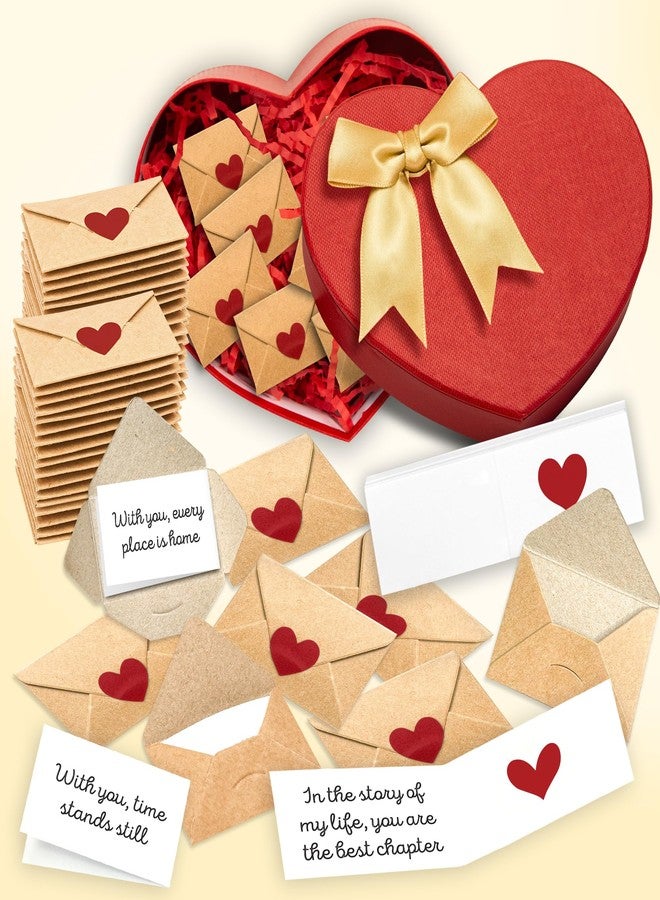 STOFINITY 60 Mini Love Notes For Him Her - Cute Couple Gifts For Boyfriend Birthday Gift Ideas, Christmas Gifts For Girlfriend Long Distance, Lunch Notes For Husband, Romantic Valentines Day Gift - Image 1