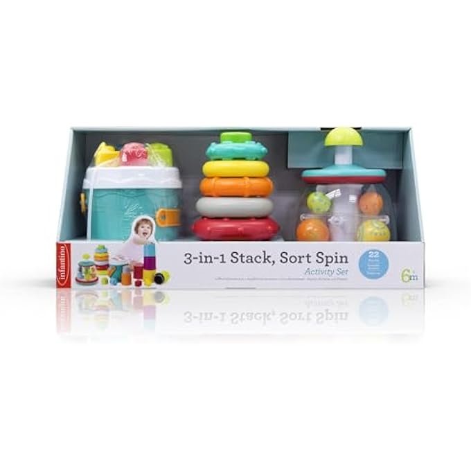 3-IN-1 STACK, SORT SPIN ACTIVITY SET - Image 2