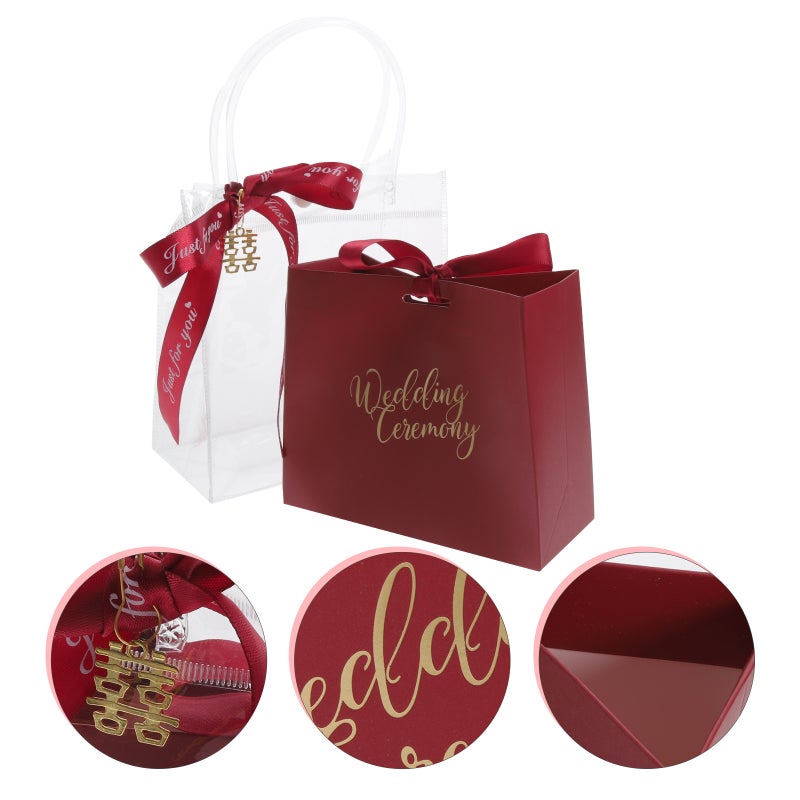 2 Sets of Wedding Treats Bags Wedding Candy Bags for Wedding Guest - Image 3