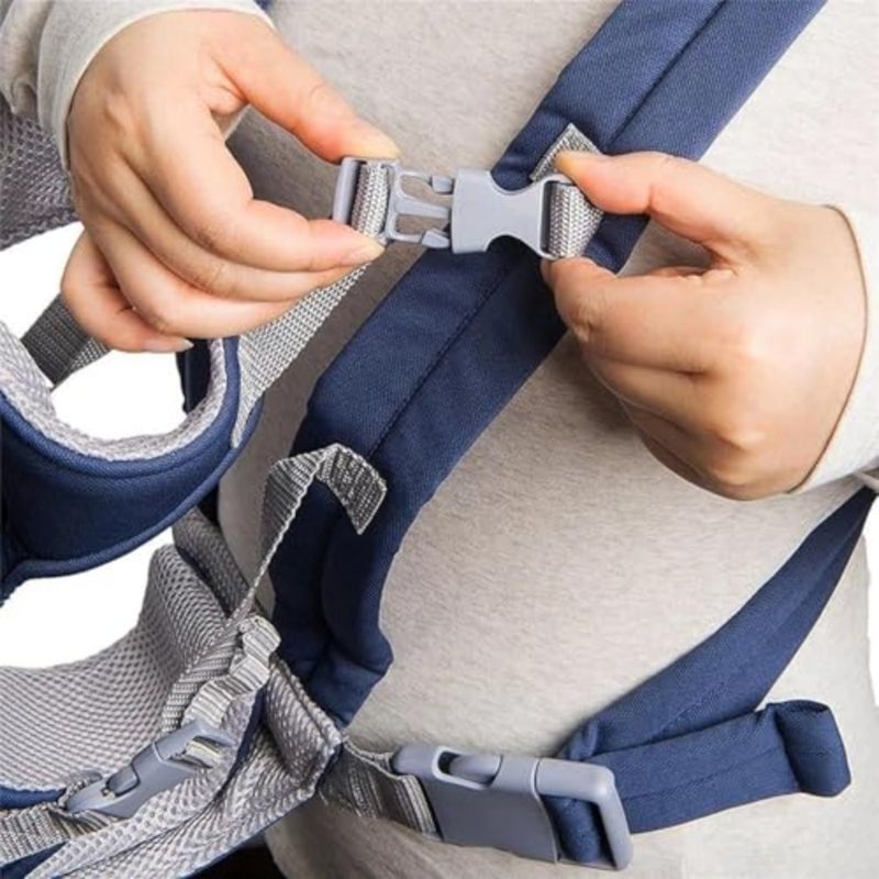 حاملة أطفال مريحة للأطفال من سن 3 إلى 16 شهرًا بمواجهة أمامية وخلفية من شبكة الكنغر للرضع - Image 5