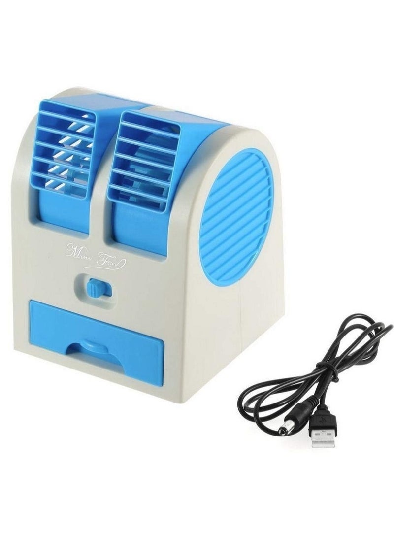 Multi function Energy Saving Electric Portable Mini Air Cooler Table Fan USB Fans Cooling Air  - Image 1