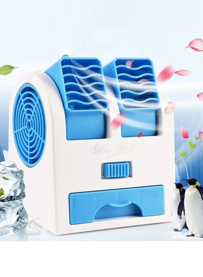 Multi function Energy Saving Electric Portable Mini Air Cooler Table Fan USB Fans Cooling Air  - Image 2