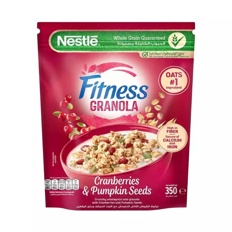 Nestle Fitness Granola Breakfast Cereal With Cranberries & Pumpkin Seed- 350gms