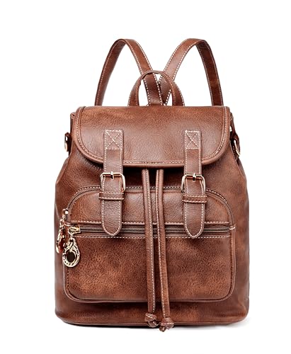 Dora & Liz Mini Backpack Purse for Women Leather Fashion Cute Small Backpacks Lightweight Travel Ladies Shoulder Bags - Image 1