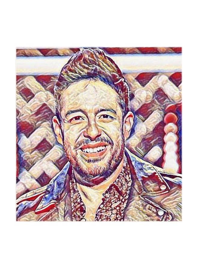 RYN Mohamed Hamaki MDF Wall Art Multicolour 30x30centimeter - Image 2