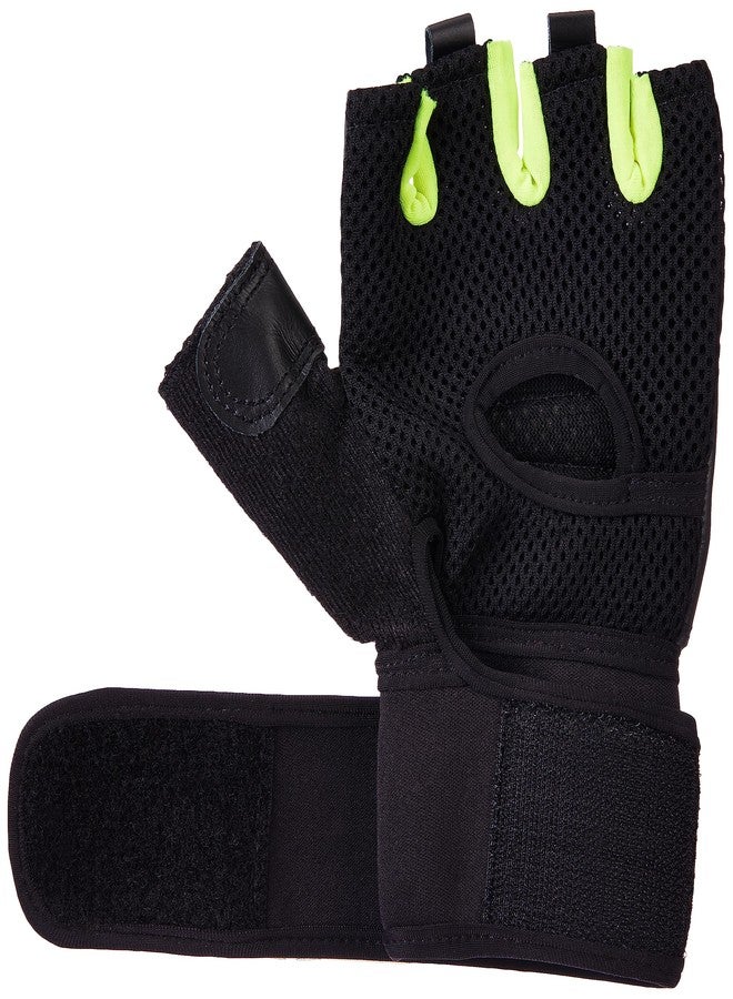 BABBLER Sapphire Gym Gloves, Fitness Gloves with Wrist Support (Large) - Image 4