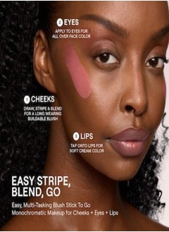 SEPHORA SEPHORA COLLECTION Blush & Go Longwear Matte Liquid Blush – 2-in-1 Lip & Cheek Color – 02 On The Go - Watermelon Pink Matte – 7ml  - Image 3