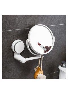 Excefore Suction Cup Wall Mirror Bathroom Mirror Makeup Mirror Wall Hanging Mirror 360 Adjustable Double Sided Magnifying Mirror Desktop Mirror Table Mirror  - Image 1