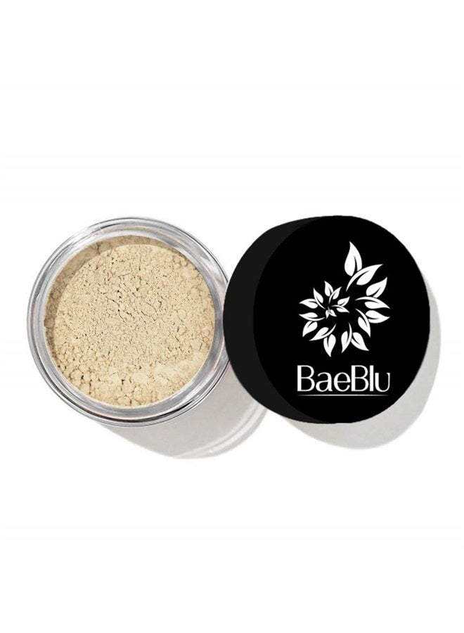 BaeBlu InstaFame Loose Mineral Foundation Powder, Full Coverage Matte With Natural SPF for Sensitive Skin, Momentum - Image 1
