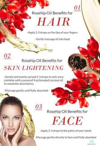 Olvedic Best Rosehip Oil (For Fine Lines, Anti aging, Anti Wrinkle) -Pack of 2 (30 ml) - Image 2