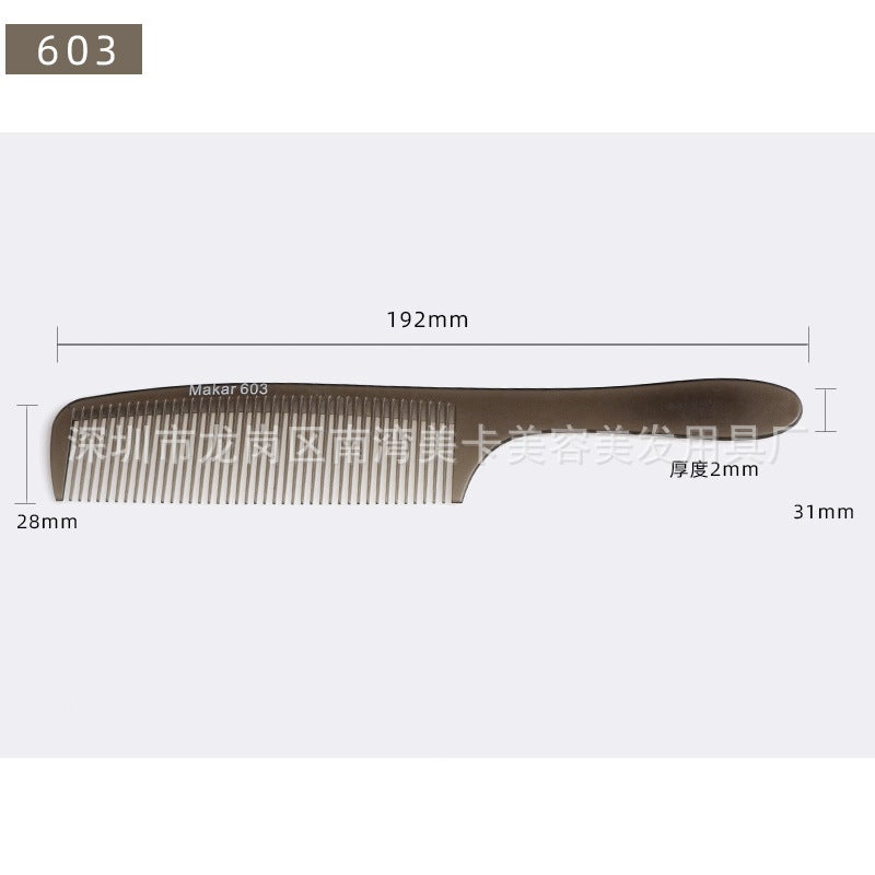 Generic Makaro Fine-Tooth Styling Comb for Hair SectioningMen's hair ultra-thin 603 Men's hair ultra-thin 603