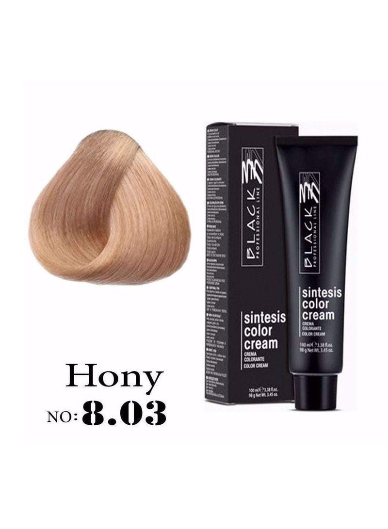 Black Sintesis Color Cream Honey 8.03