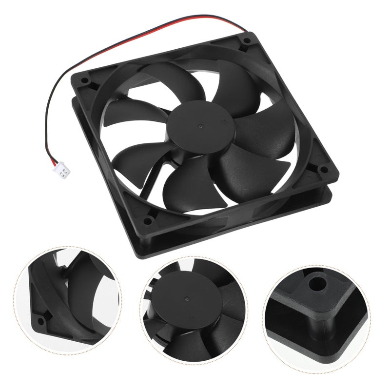 120mm Dual Ball Bearing Computer Case Fan Replaceable Plug Quiet Efficient Cooling - Image 5