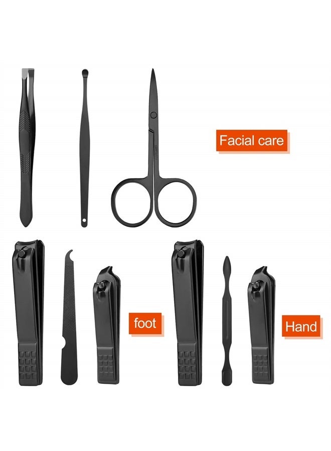 Aceoce Manicure Set Personal Care Nail Clipper Kit Manicure 8 In 1 Professional Pedicure Set Mens Accessories Personal Care Set Grooming Kit Fathers Gift for Men Husband Boyfriend Parent  - Image 5