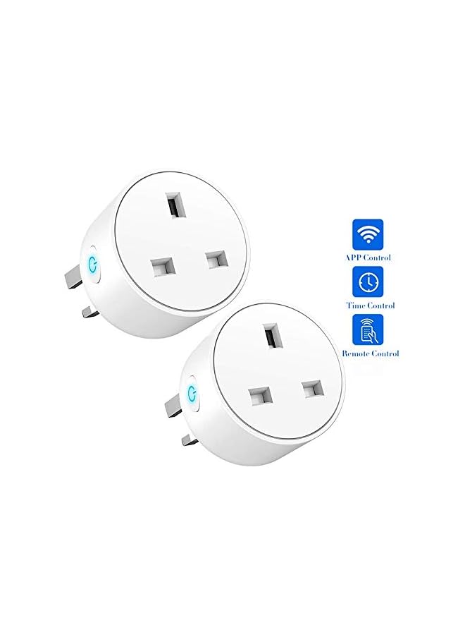 Nano Classic Nano Classic Wifi Smart Plug (2 Pcs in1 Pack) iOS Android App Remote compatible with Alexa, Google Home, IFTTT Control for home automation (2 Pcs in1 Pack)  - Image 3