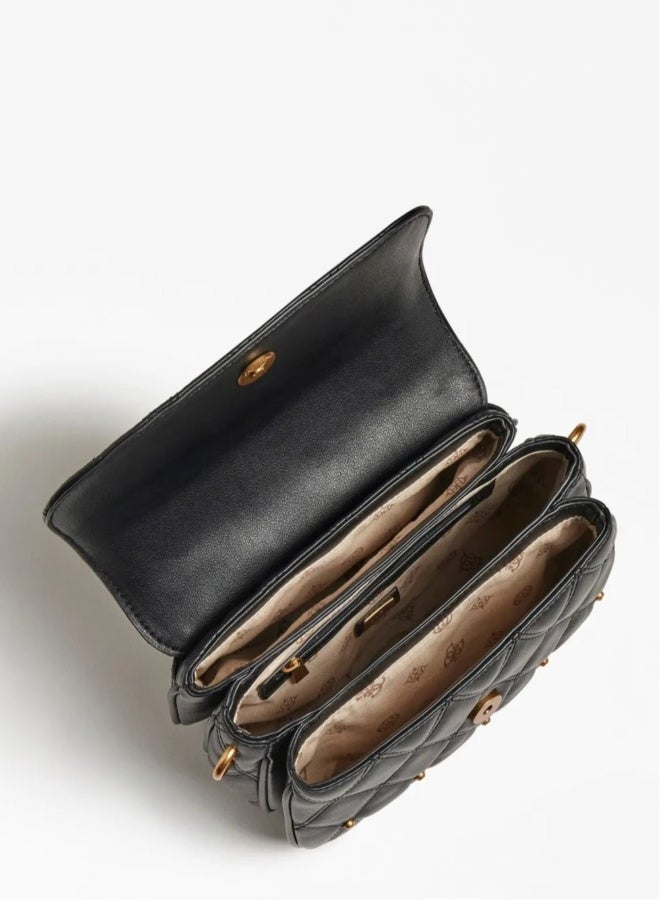 GUESS Guess Original Wanita - Triana Flap Shoulder Bag - Image 3