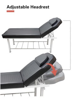 Meishida Massage Table Stationary Massage Bed Lash Bed Spa Bed Heavy Duty Facial Bed  - Image 3