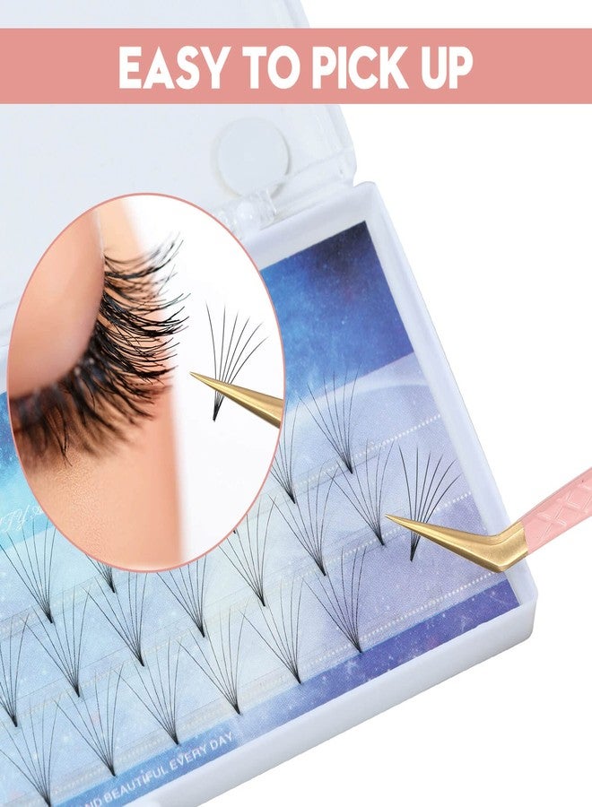 Ms.Queen Volume Tweezers for Eyelash Extensions, Fiber Tip Grip Lash Tweezers for Volume Lashes - Image 5